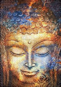 Пазл Ulmer Puzzleschmiede Classic Buddha 1000 деталей Голова Будды акварель synthetic.ua - Фото 1