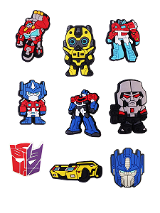 Джибітси Трансформери Transformers Jibbitz 9 шт аксесуари крокс прикраса Dz_167_2 - Фото 1