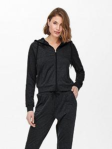 Толстовка Only Play NASHA LS HOOD ZIP BRUSH SWEAT 15236667 Меланж XS - Фото 1