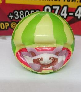 Іграшка антистрес сквіш Єнот Кавун Italian Brainrot іграшка для дітей 10 см synthetic.ua - Фото 1