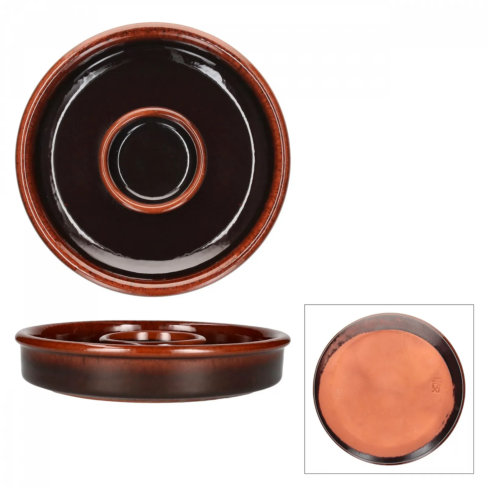 Миска MamboCat Juego, набор 4 шт., 17.8 см, темно-коричневая миска для оливок, фото №7