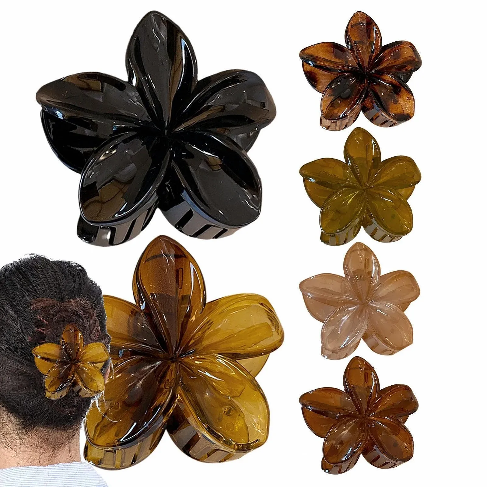 Заколка Bexdug Цветок для волос 6 шт. Ретро стиль, фото №1
