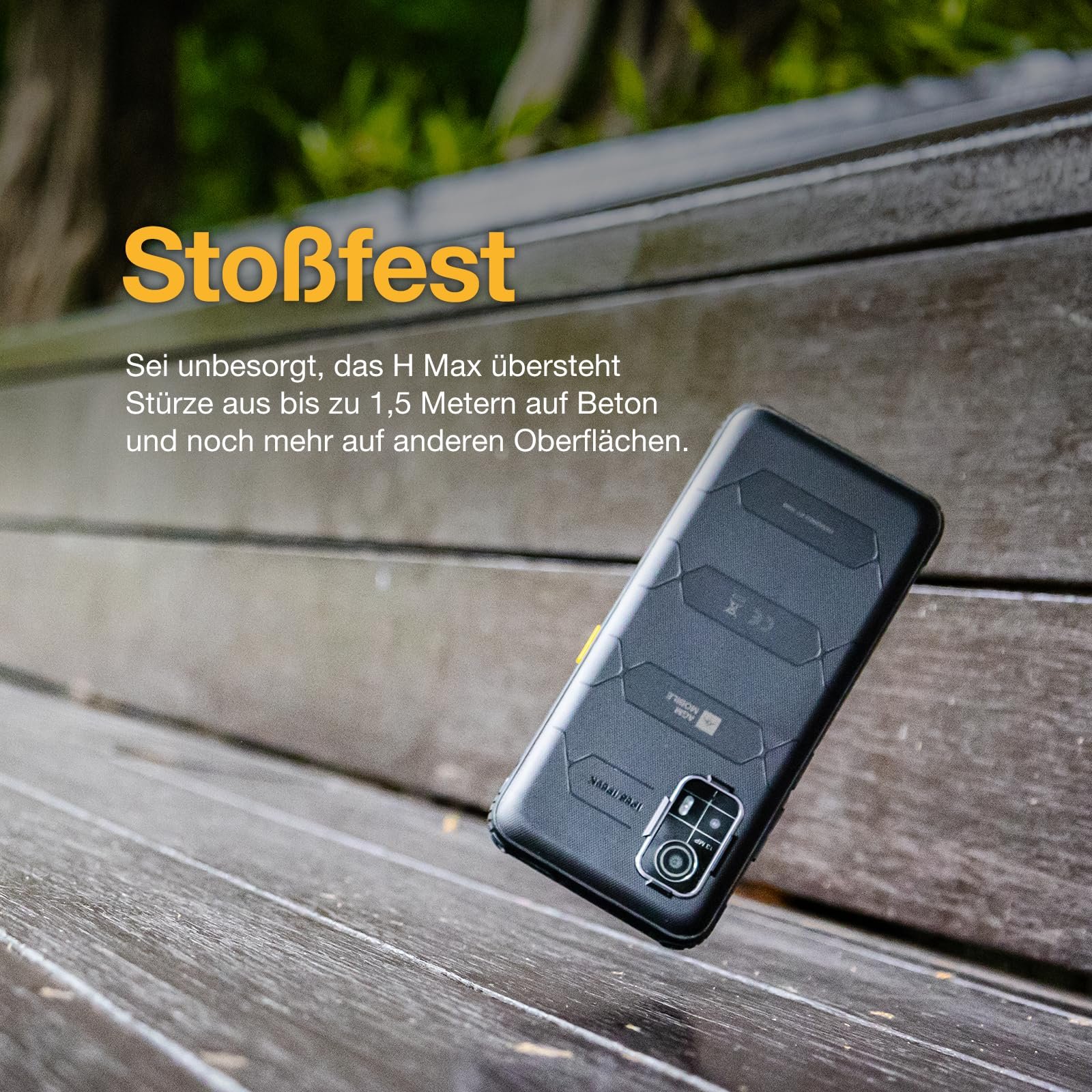 Смартфон AGM H MAX 8 ГБ RAM 128 ГБ ROM 10000 мАг 6.56 дюйма 90 Гц IP68/IP69K Black, фото №6