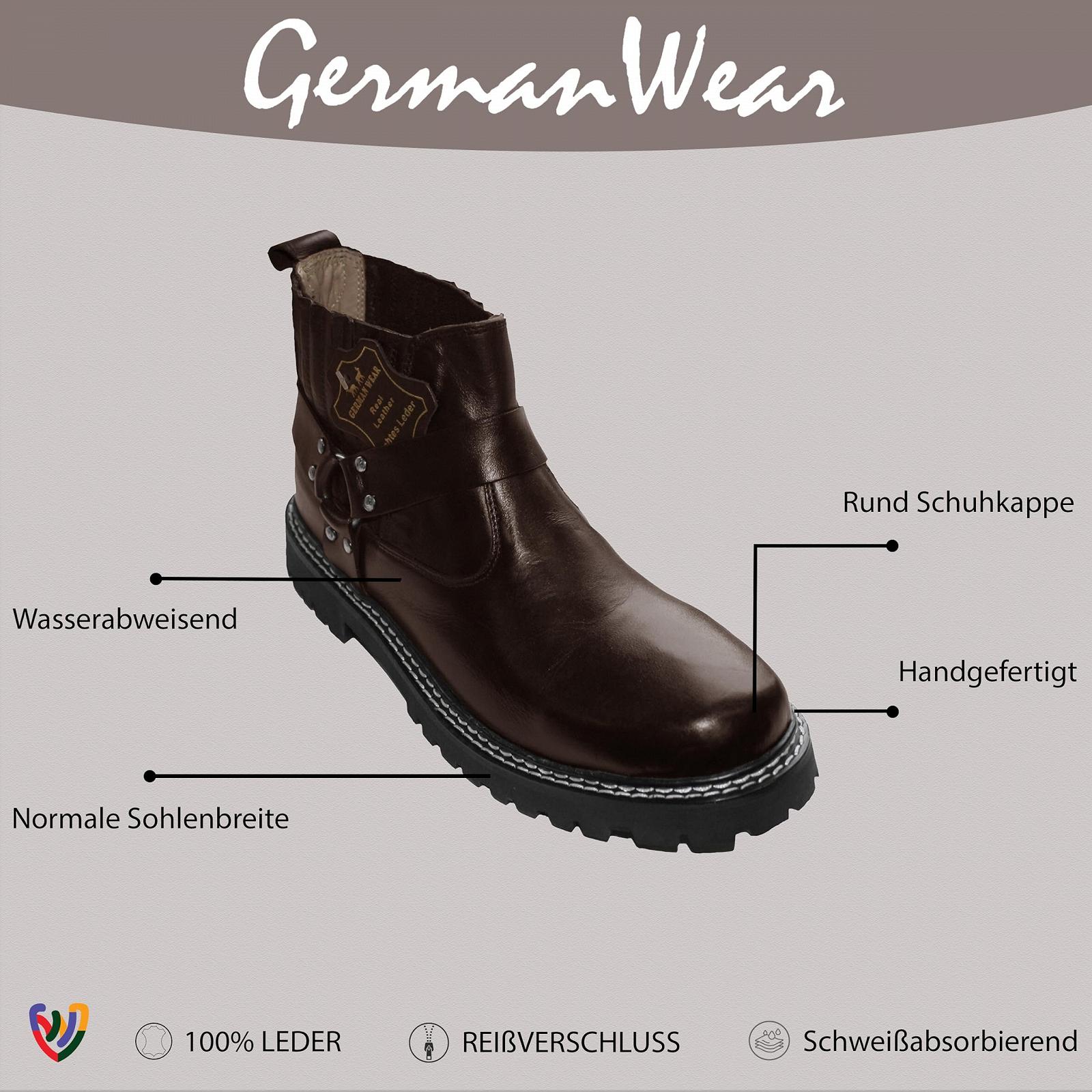 Чоппер Ботинки German Wear Western Reiter Мотоциклетные Кожаные, фото №4