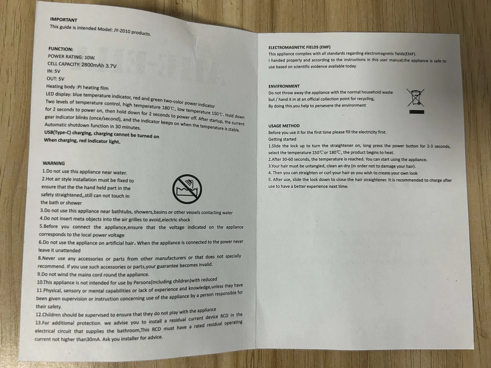 Бездротовий випрямляч та плойка для волосся 2 в 1 Mini USB-C 2 температурні режими Сірий, фото №7 Бездротовий випрямляч та плойка для волосся 2 в 1 Mini USB-C 2 температурні режими Сірий, фото №7