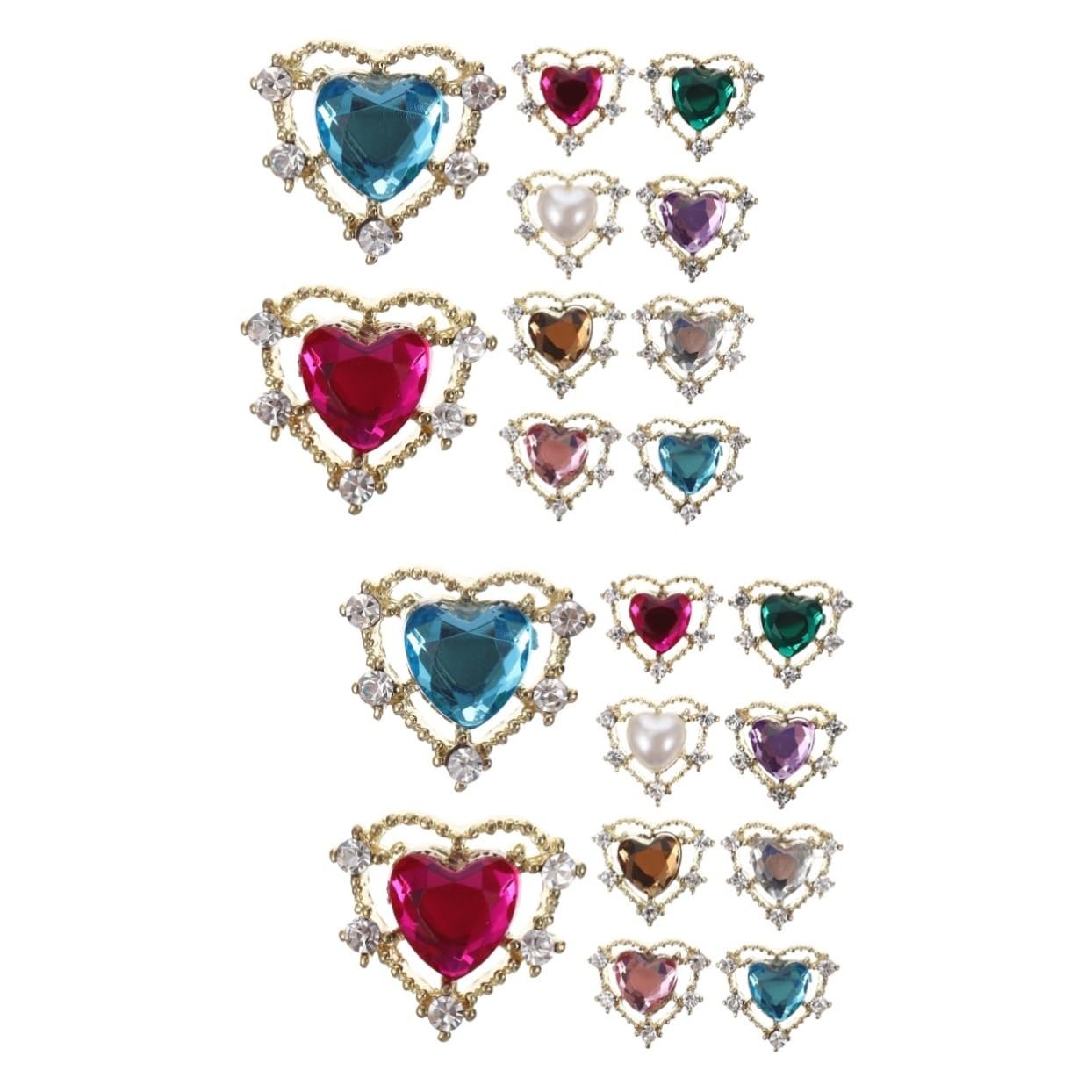 Украшения для ногтей Формы Сердце 20 шт., фото №1