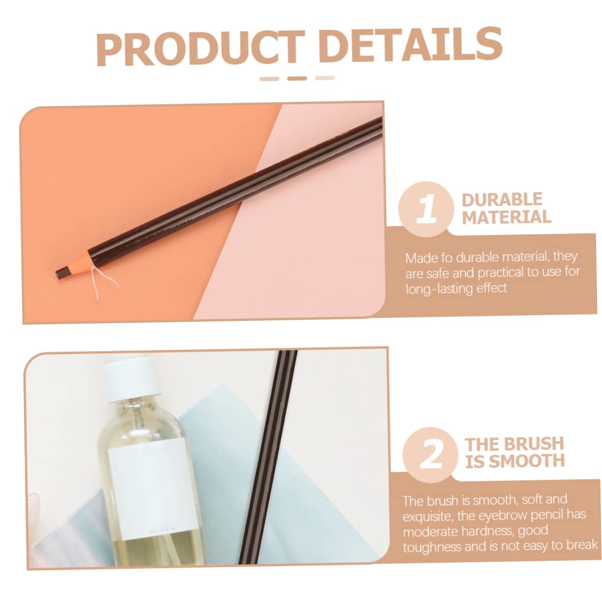 Олівець Healvian - Для жінок Водостійкий Темно-коричневий, фото №7