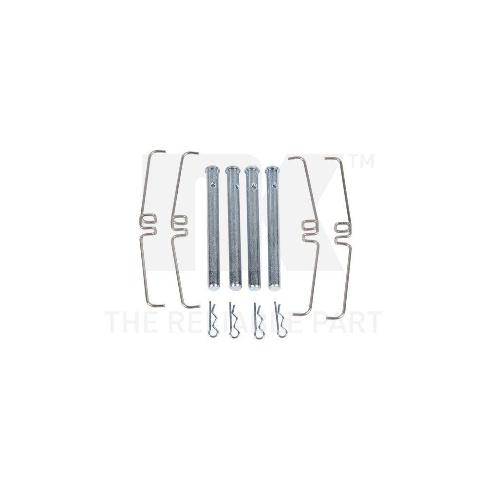 Комплект аксессуаров, тормозные колодки NK 7999907, передний мост, фото №1 Комплект аксессуаров, тормозные колодки NK 7999907, передний мост, фото №1