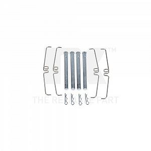 Комплект аксессуаров, тормозные колодки NK 7999907, передний мост - Фото 1