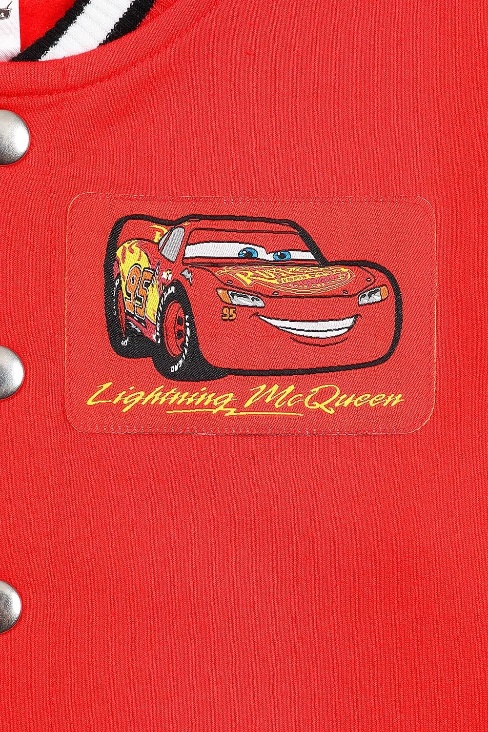 Куртка-бомбер Disney Cars Varsity Lightning McQueen в бейсбольном стиле для детей, фото №4 Куртка-бомбер Disney Cars Varsity Lightning McQueen в бейсбольном стиле для детей, фото №4