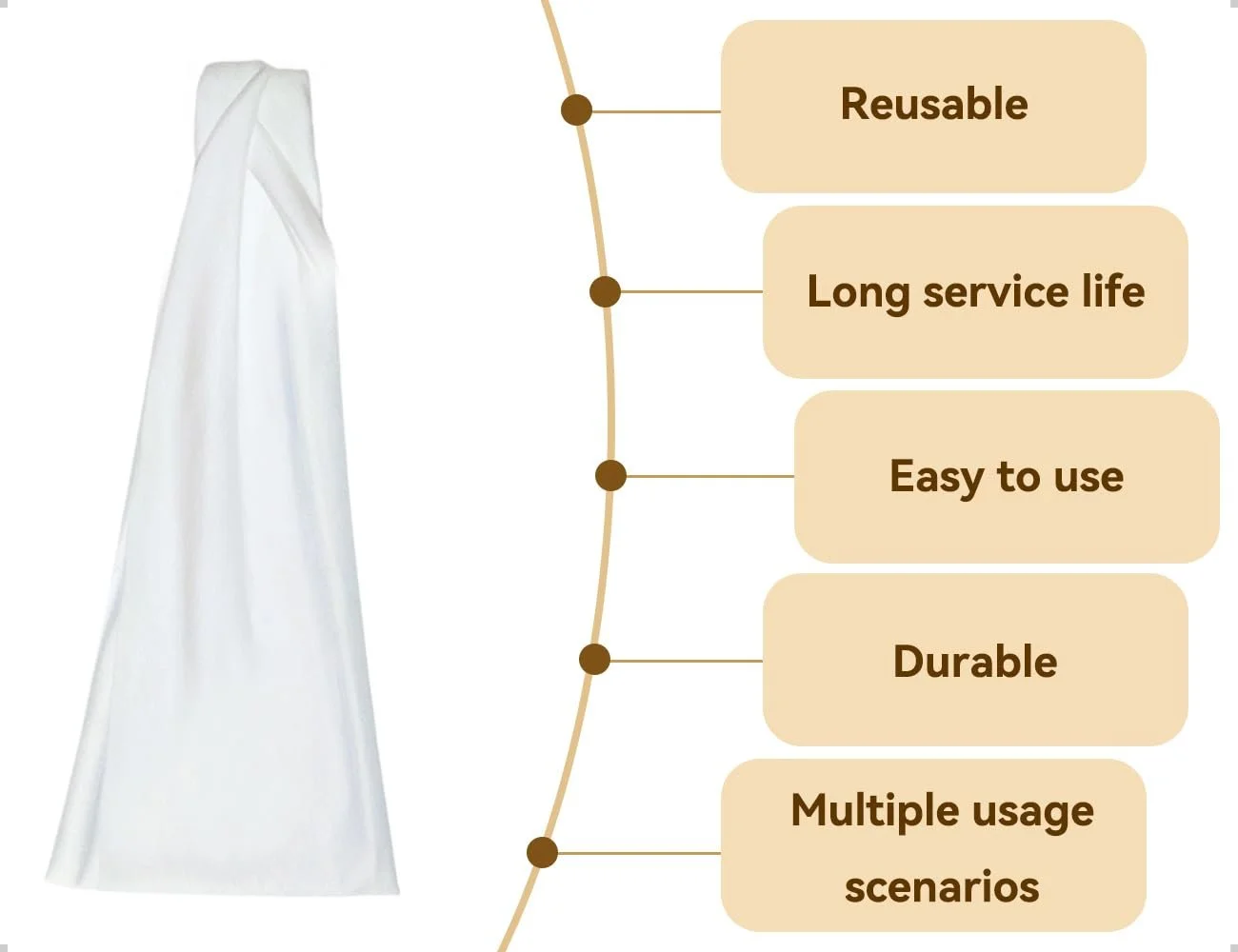 Пов'язка для волосся Еластична широка, фото №4