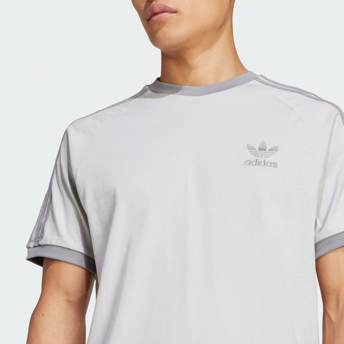 Футболка Adidas 3-STRIPES TEE JN7016 Серая L, фото №4
