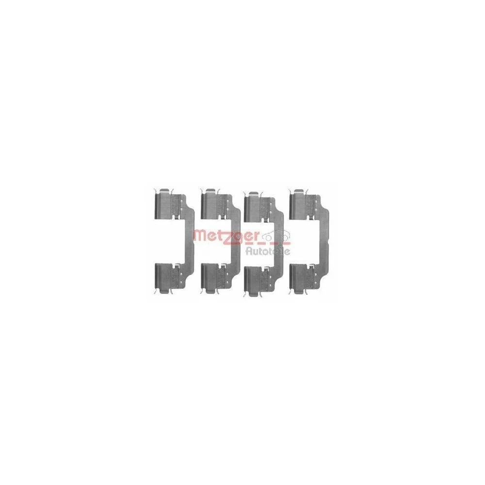 Комплект аксесуарів, гальмівні колодки METZGER 109-1716 GREENPARTS для заднього моста, фото №1