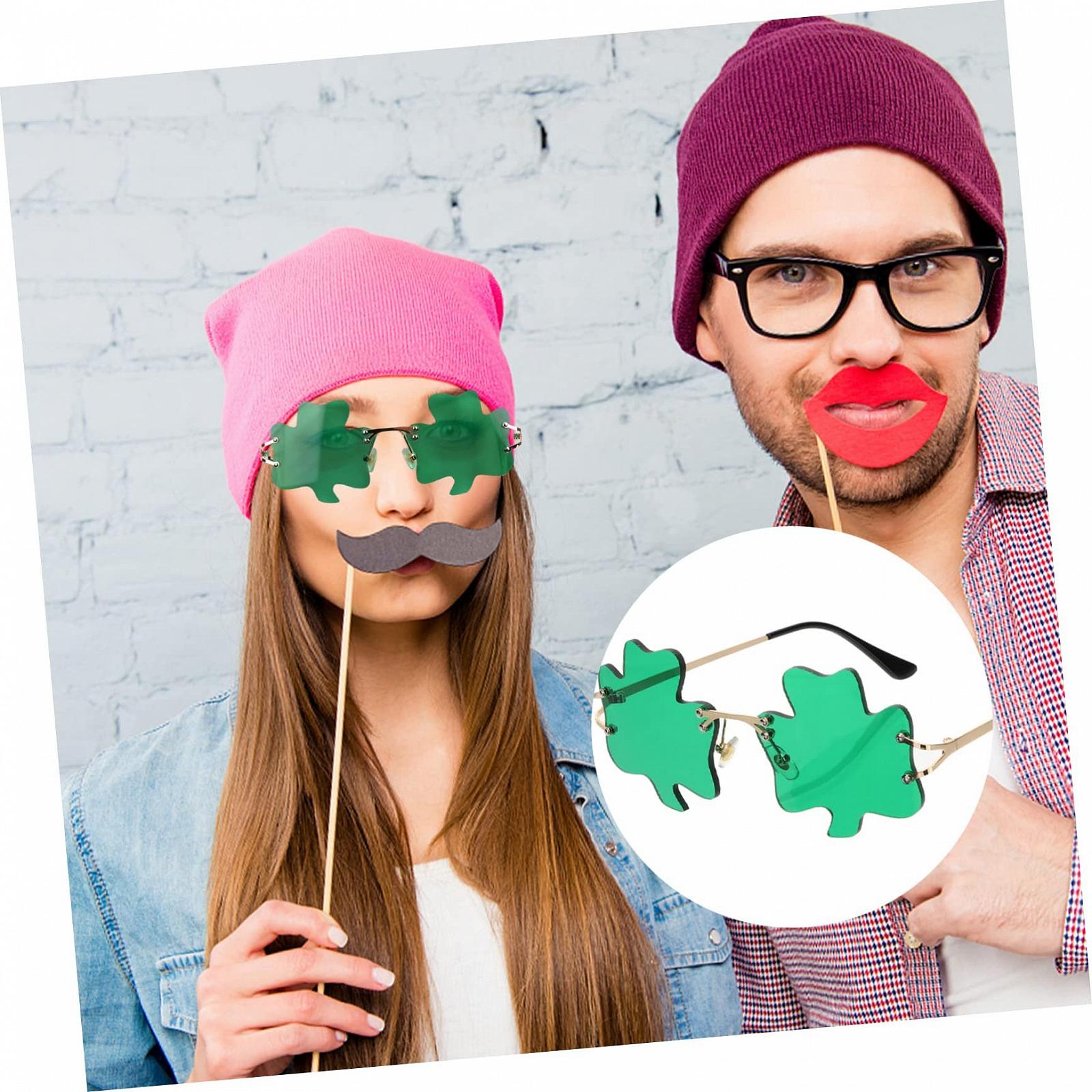 Сонцезахисні окуляри Без оправи PACKOVE Зелені для жінок, фото №7