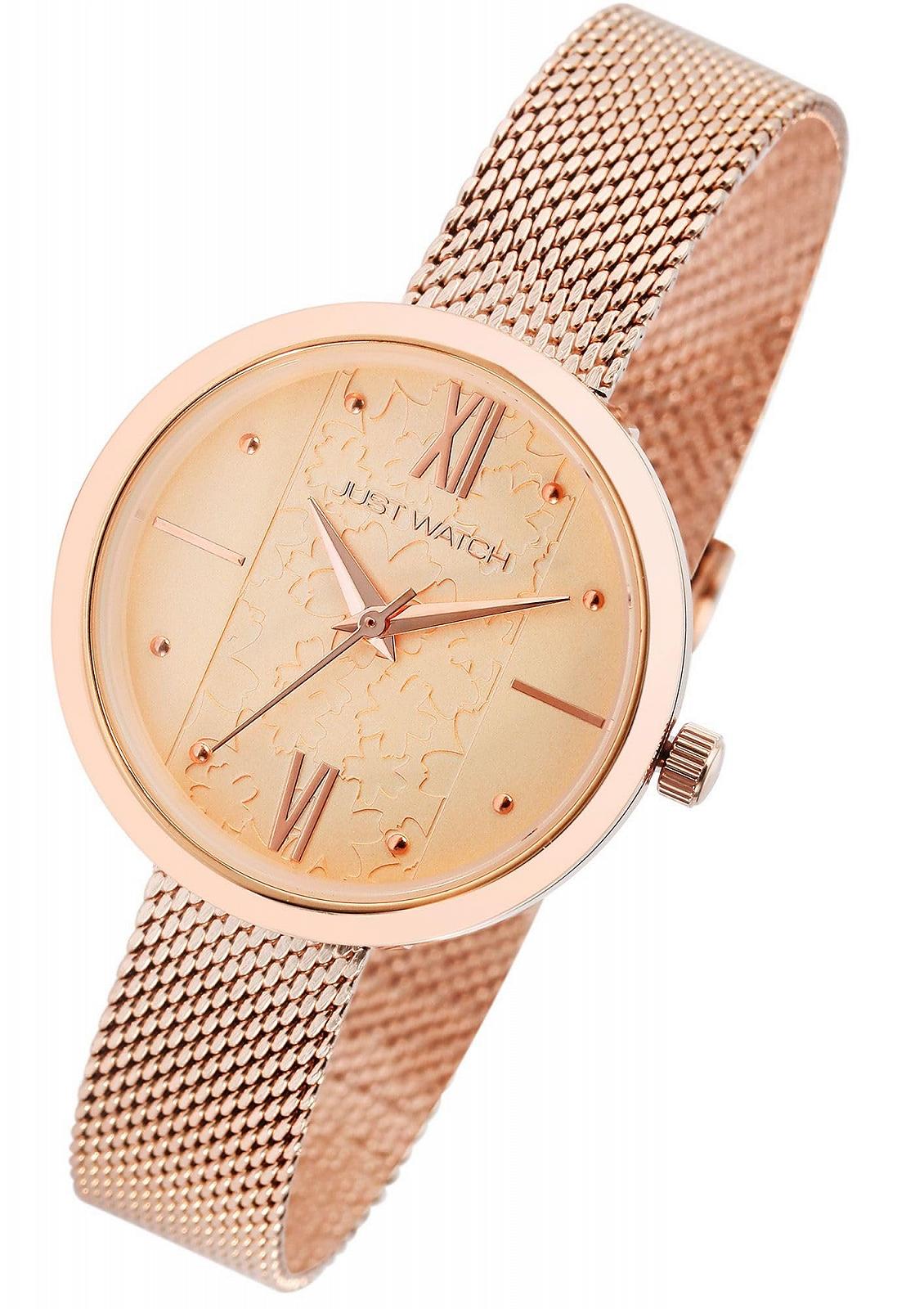 Женские часы с сетчатым ремешком Just Watch Salietta Серебряный, фото №4
