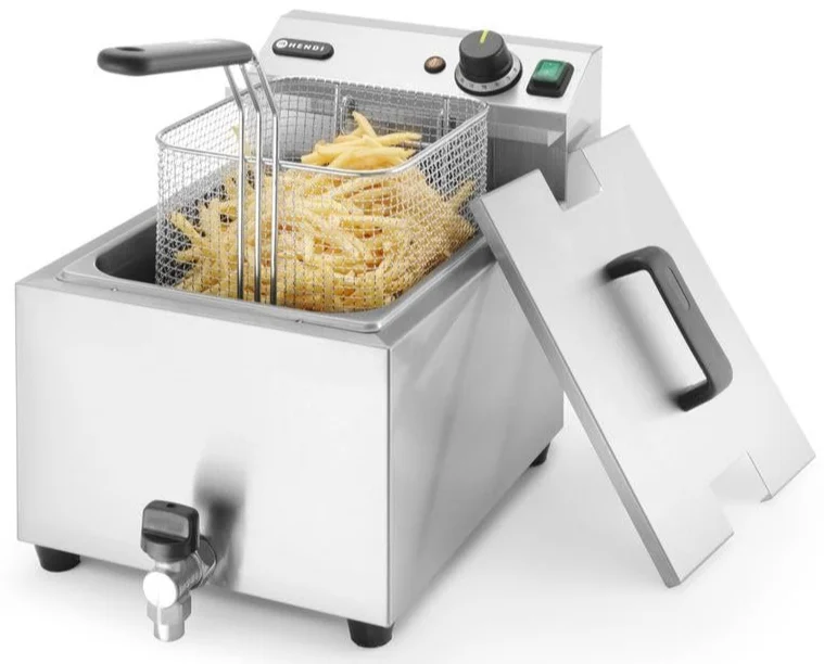 Фритюрниця HENDI 209202 / 3500 Вт / Silver, фото №4