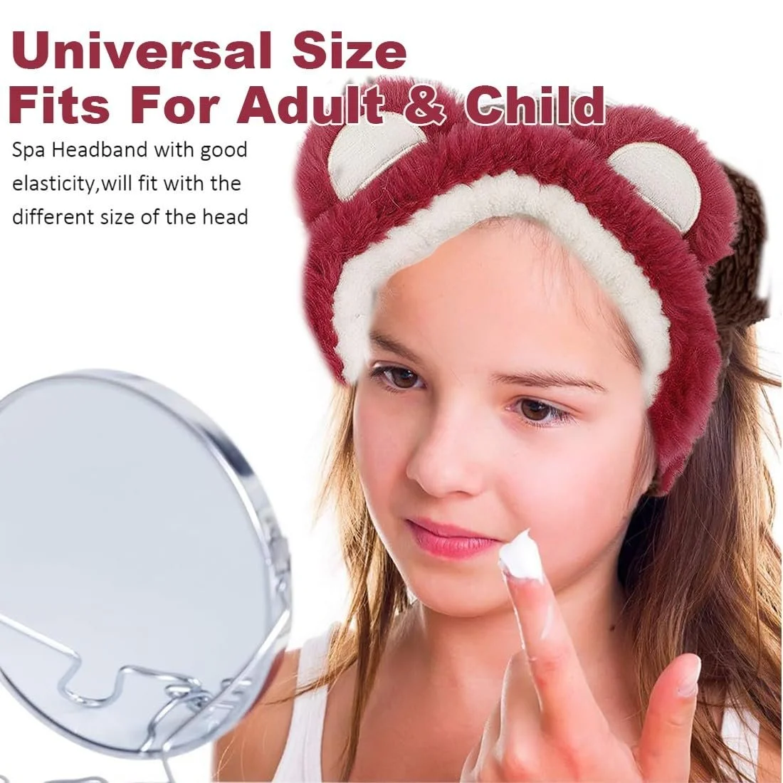 Набір: Пов'язка на голову для обличчя, напульсники, 3 шт., фото №2