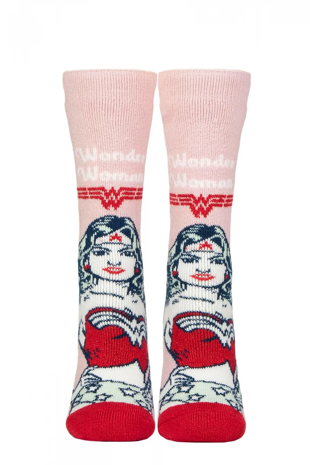 Носки HEAT HOLDERS Sockshop Женские DC Comic Character 1.6 TOG Lite Warm Thermal Patterned Wonder Woman 1 пара, фото №1