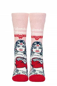 Носки HEAT HOLDERS Sockshop Женские DC Comic Character 1.6 TOG Lite Warm Thermal Patterned Wonder Woman 1 пара - Фото 1