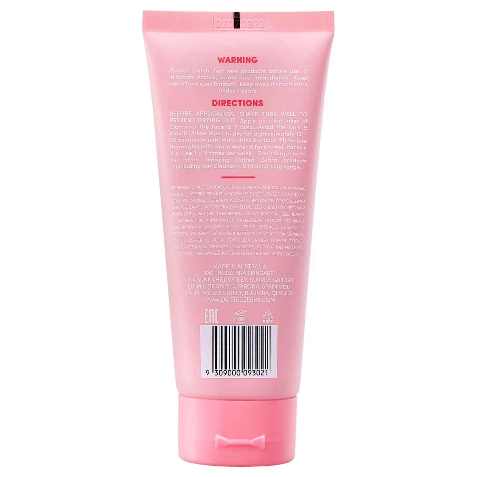 Маска Dotted Zebra Super Clay для женщин - 198.4 г, фото №11