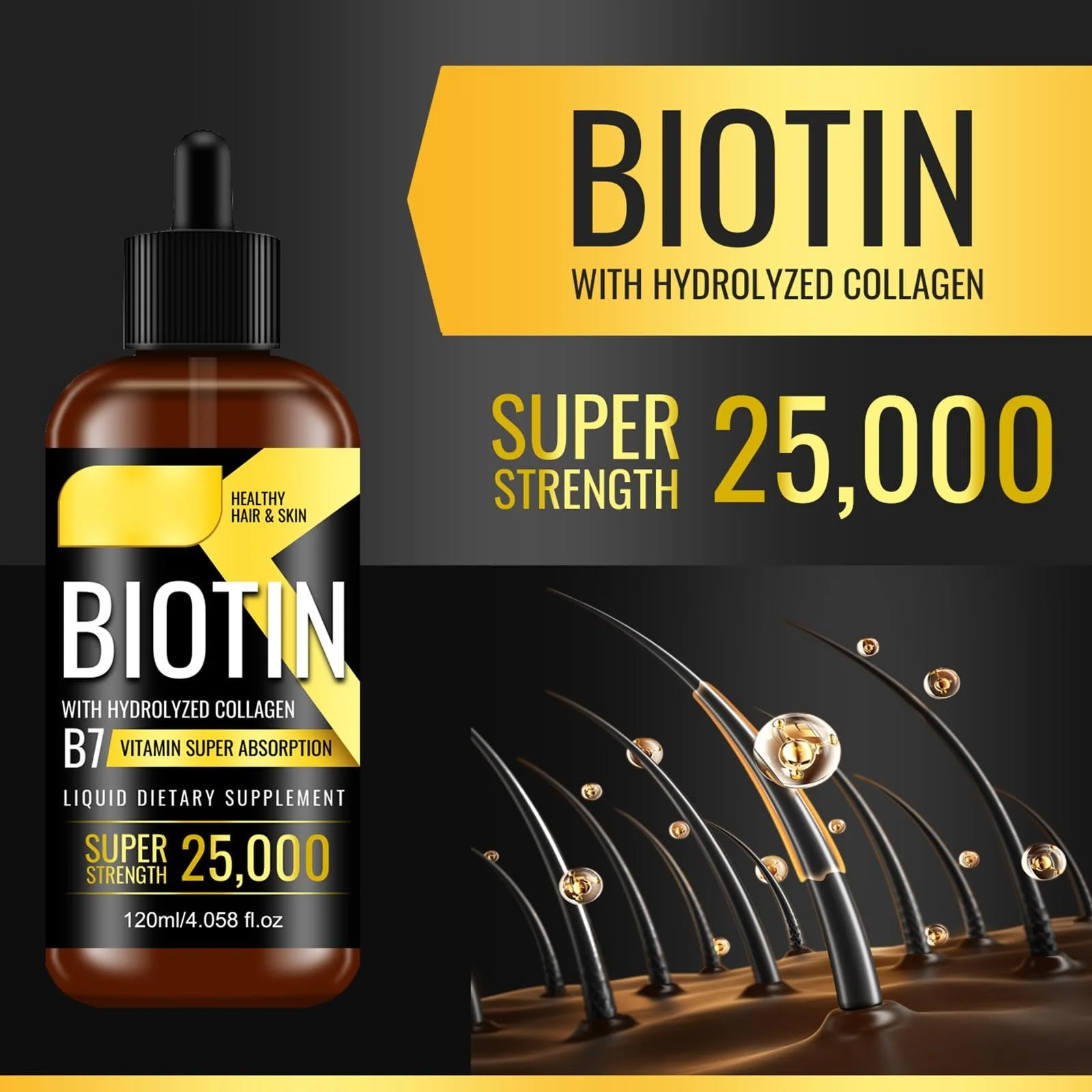 Сироватка Mnozreo для росту волосся для чоловіків та жінок, 120 мл, для більш густого та сильного волосся, фото №5