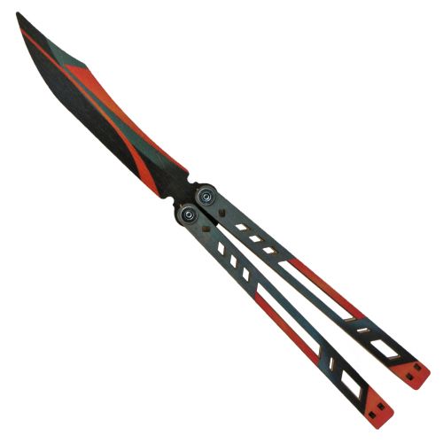 Сувенирный нож Бабочка Black Widow Черная вдова [tsi185325-TSI], фото №1