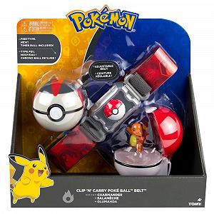 Фігурка Pokemon Charmander з поясом Clip N Carry та вогняним покеболом - Фото 1