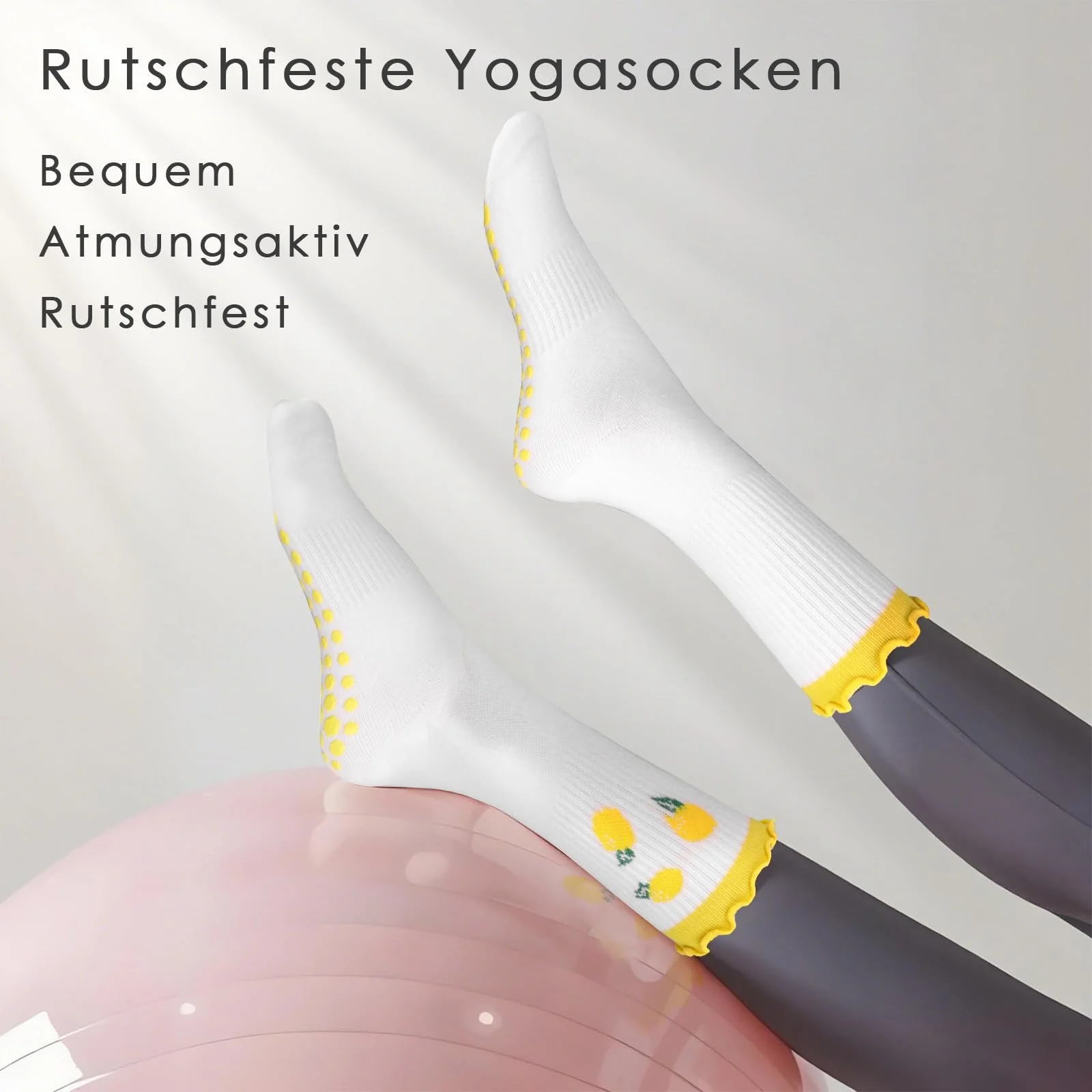 Носки для пилатеса Kaempe, 3 пары, фото №6