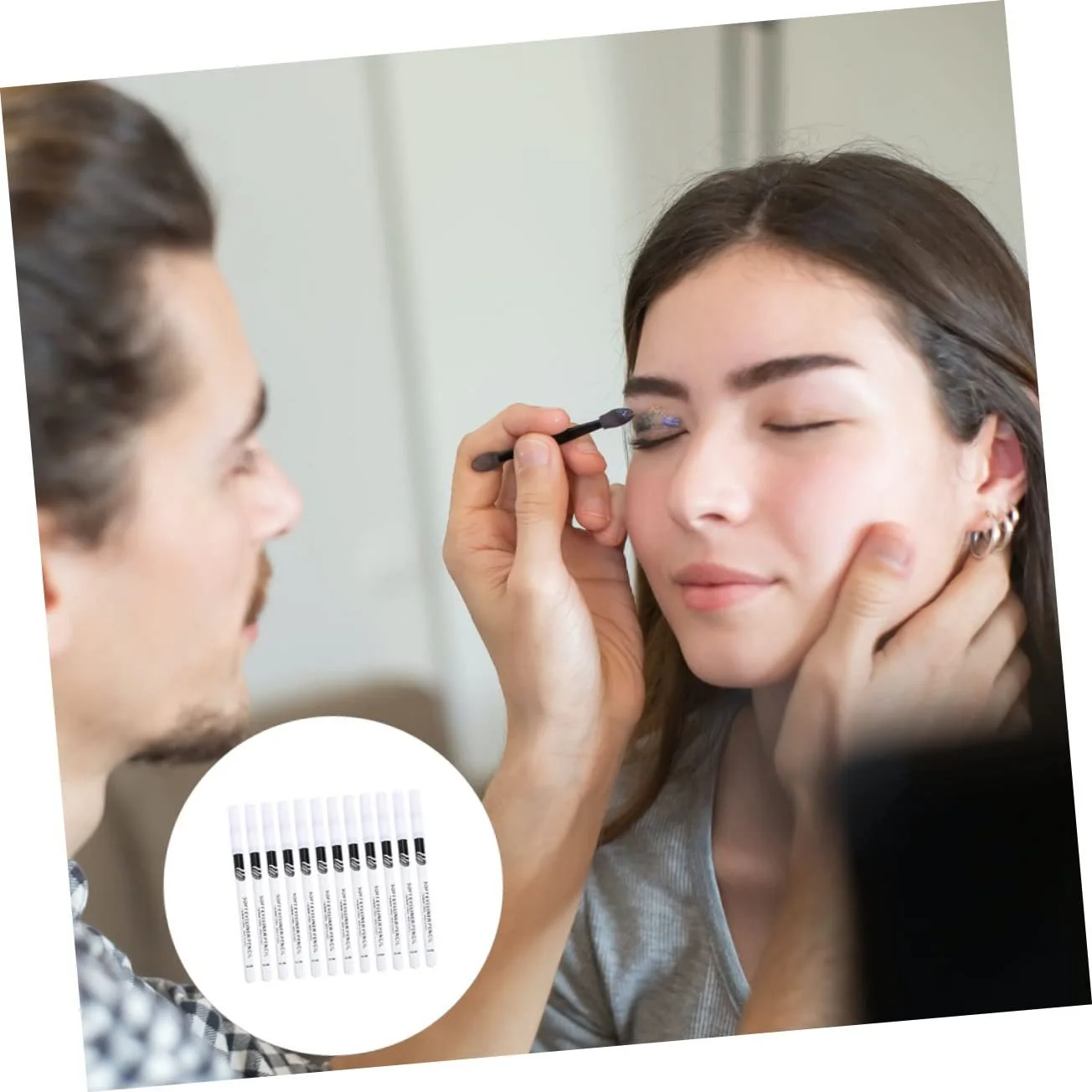 Олівець для очей Mikinona, білий, фото №6 Олівець для очей Mikinona, білий, фото №6