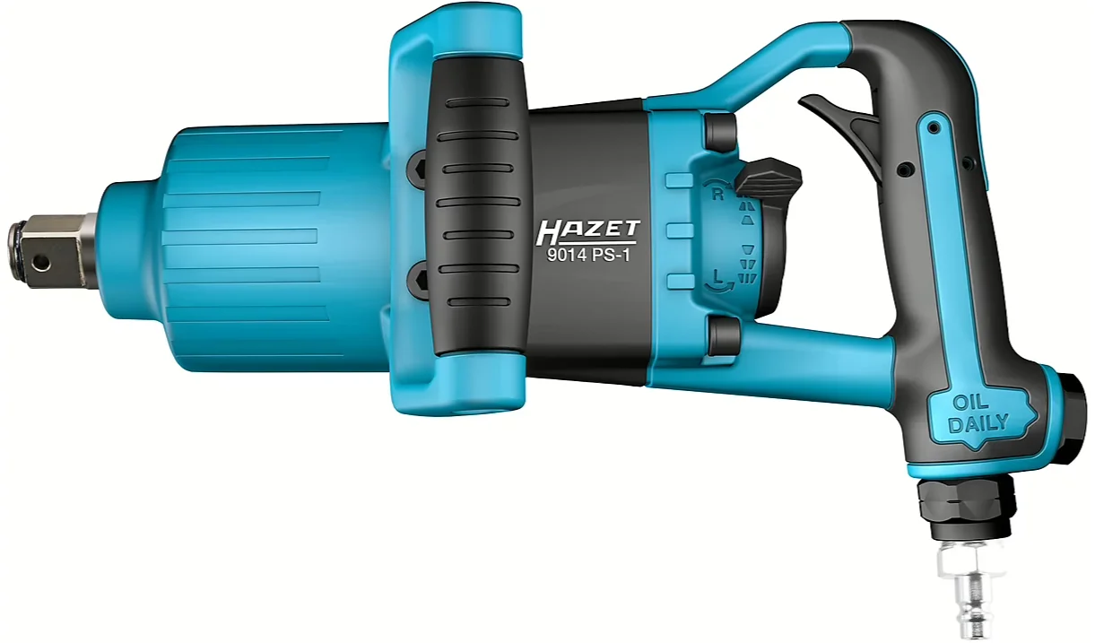 Пневматичний гайковерт Hazet 9014PS-1 Бірюзово-чорний, фото №2