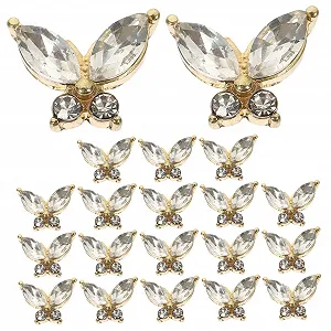 Украшения для ногтей Бабочки FRCOLOR 40шт - Фото 1