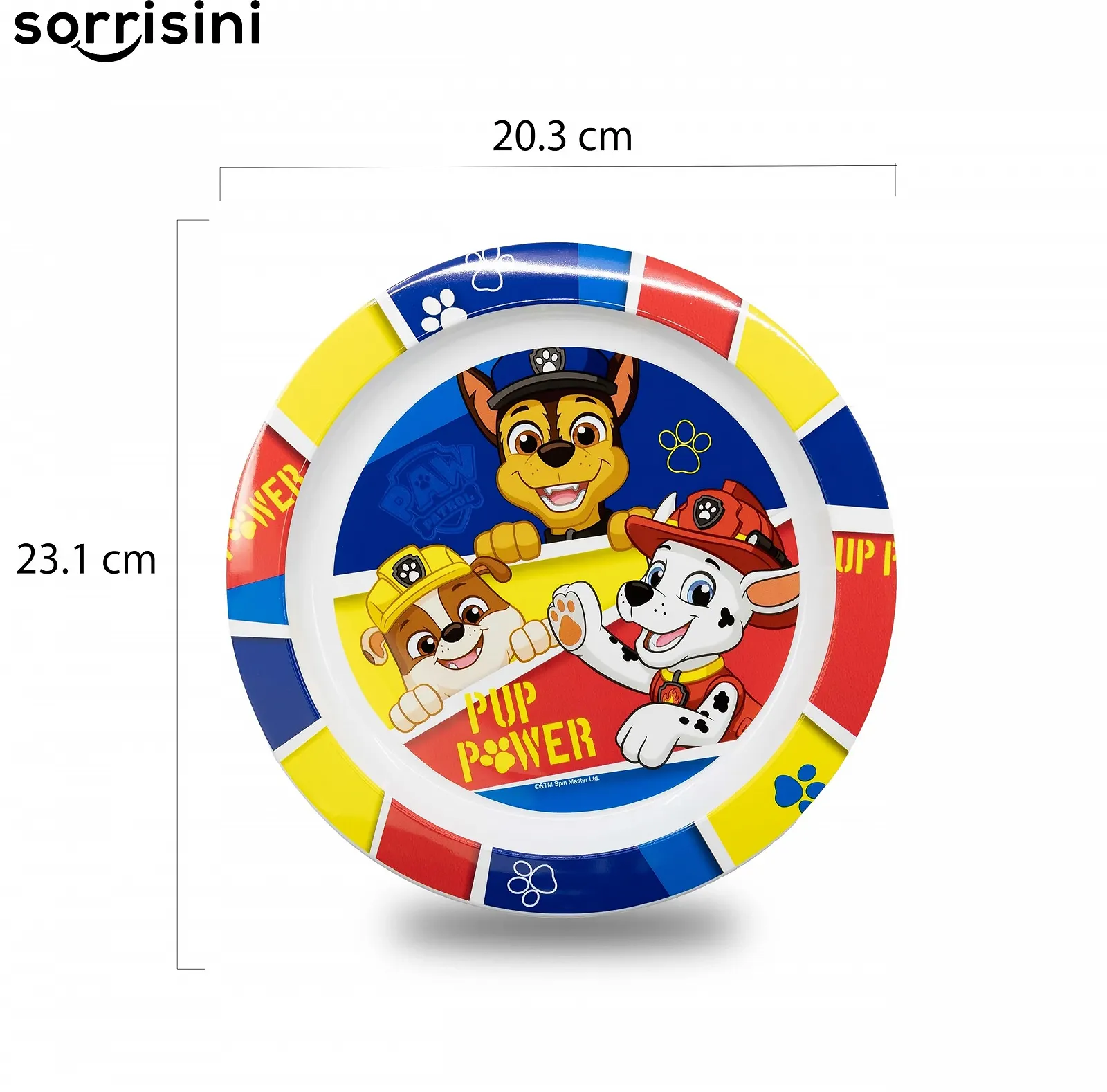 Детский набор посуды Sorrisini Paw Patrol (Тарелка, Миска, Чашка 260 мл), фото №3 Детский набор посуды Sorrisini Paw Patrol (Тарелка, Миска, Чашка 260 мл), фото №3