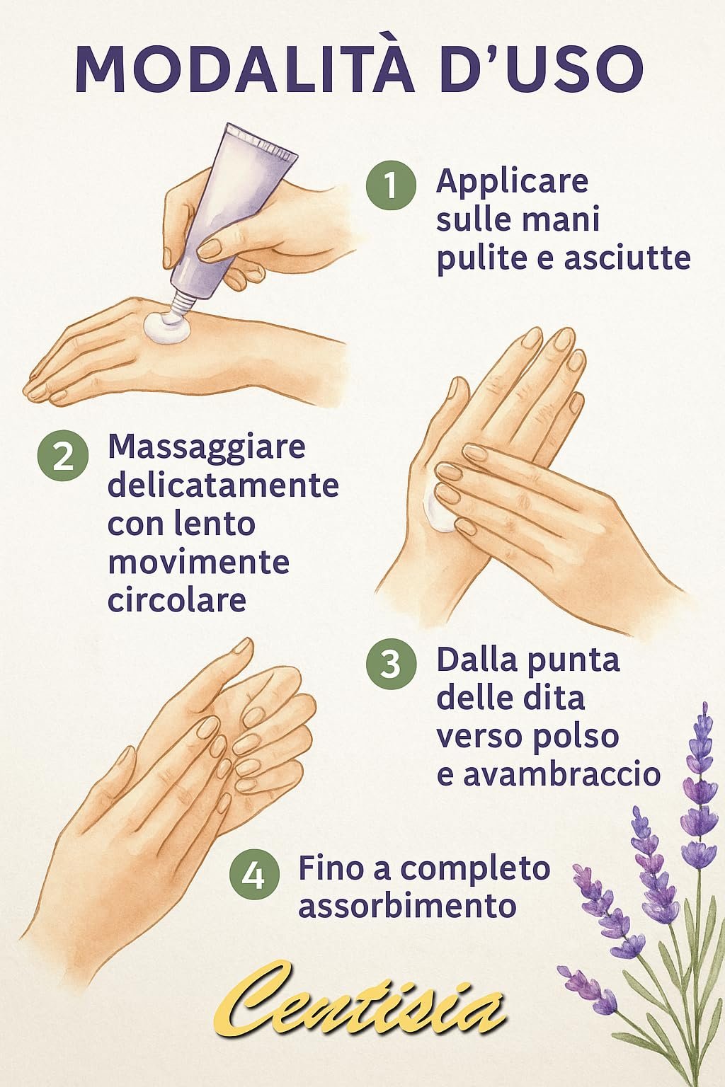 Крем для рук Centisia NL/Lavender 75 мл, фото №6