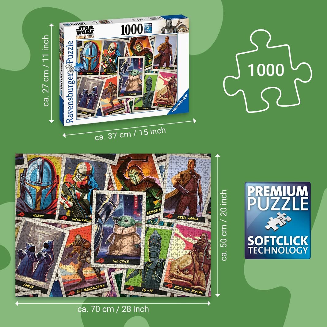 Пазл Ravensburger Star Wars The Mandalorian 1000 элементов, фото №3