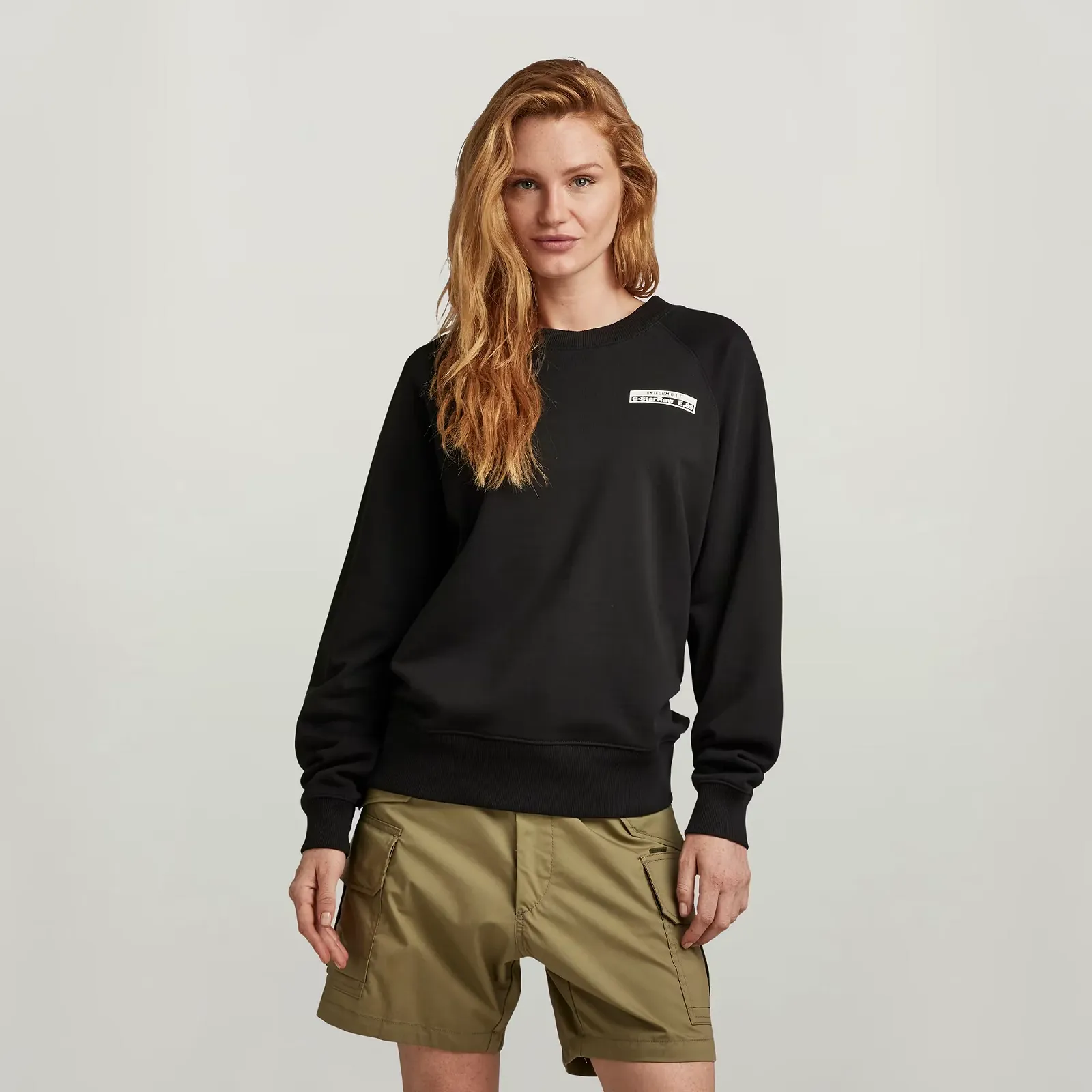 Женский свитер G-Star RAW Raglan Relaxed Sweater - XS, фото №1 Женский свитер G-Star RAW Raglan Relaxed Sweater - XS, фото №1