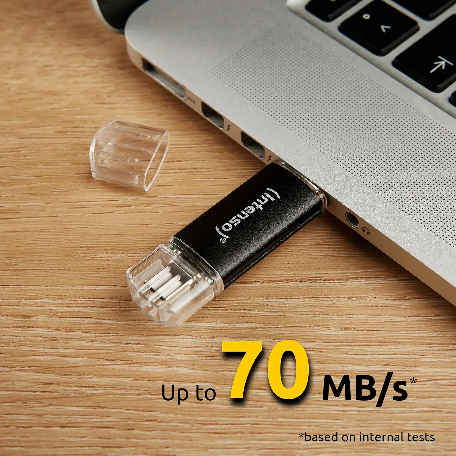 USB флеш-накопичувач Intenso Twist Line 64GB Dual USB 3.2 Gen 1x1 USB-C USB-A Anthracite, фото №5
