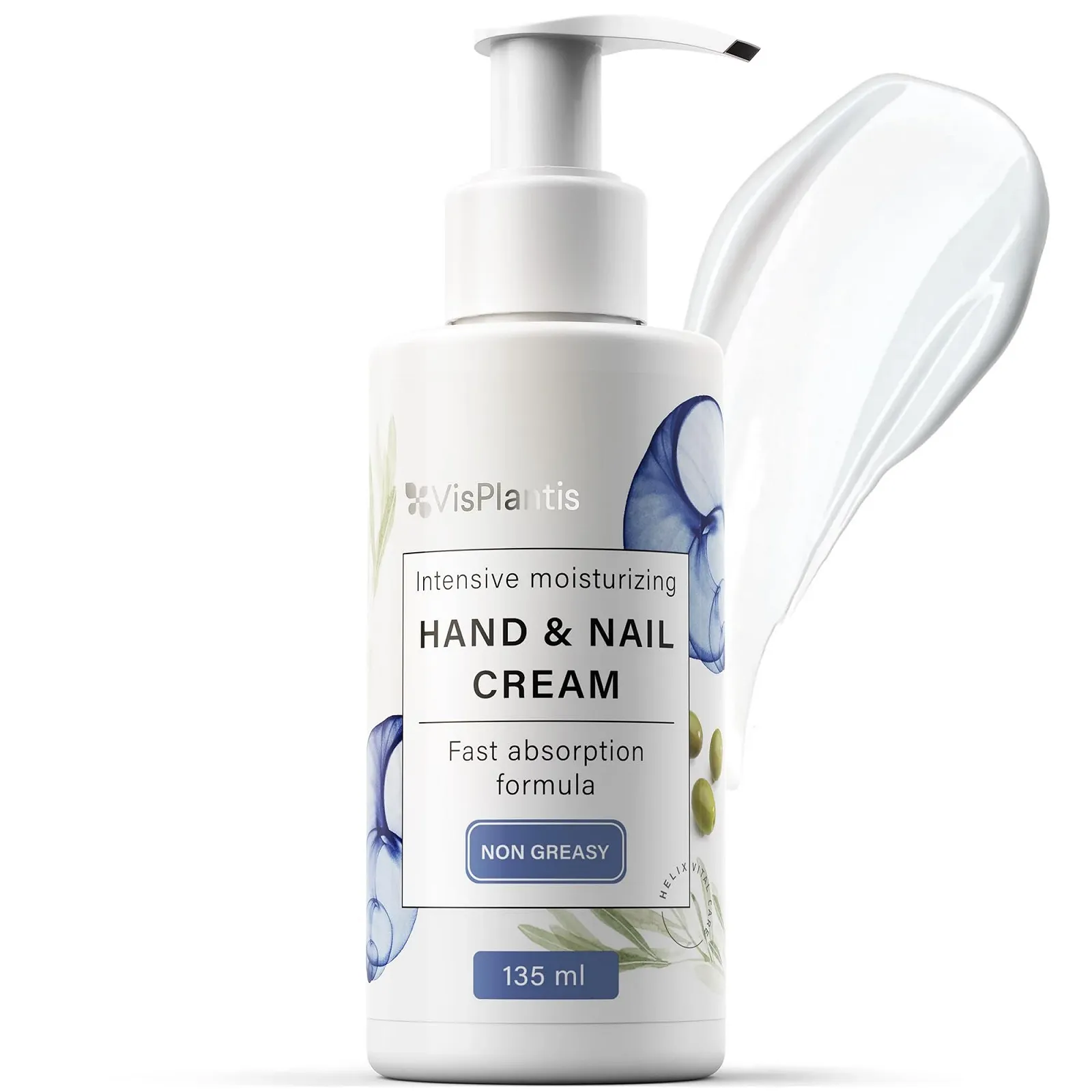 Крем для рук та нігтів Vis Plantis з слизом равлика, оливковою олією та сечовиною 135 мл, фото №1 Крем для рук та нігтів Vis Plantis з слизом равлика, оливковою олією та сечовиною 135 мл, фото №1