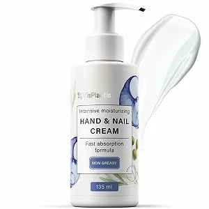 Крем для рук та нігтів Vis Plantis з слизом равлика, оливковою олією та сечовиною 135 мл - Фото 1