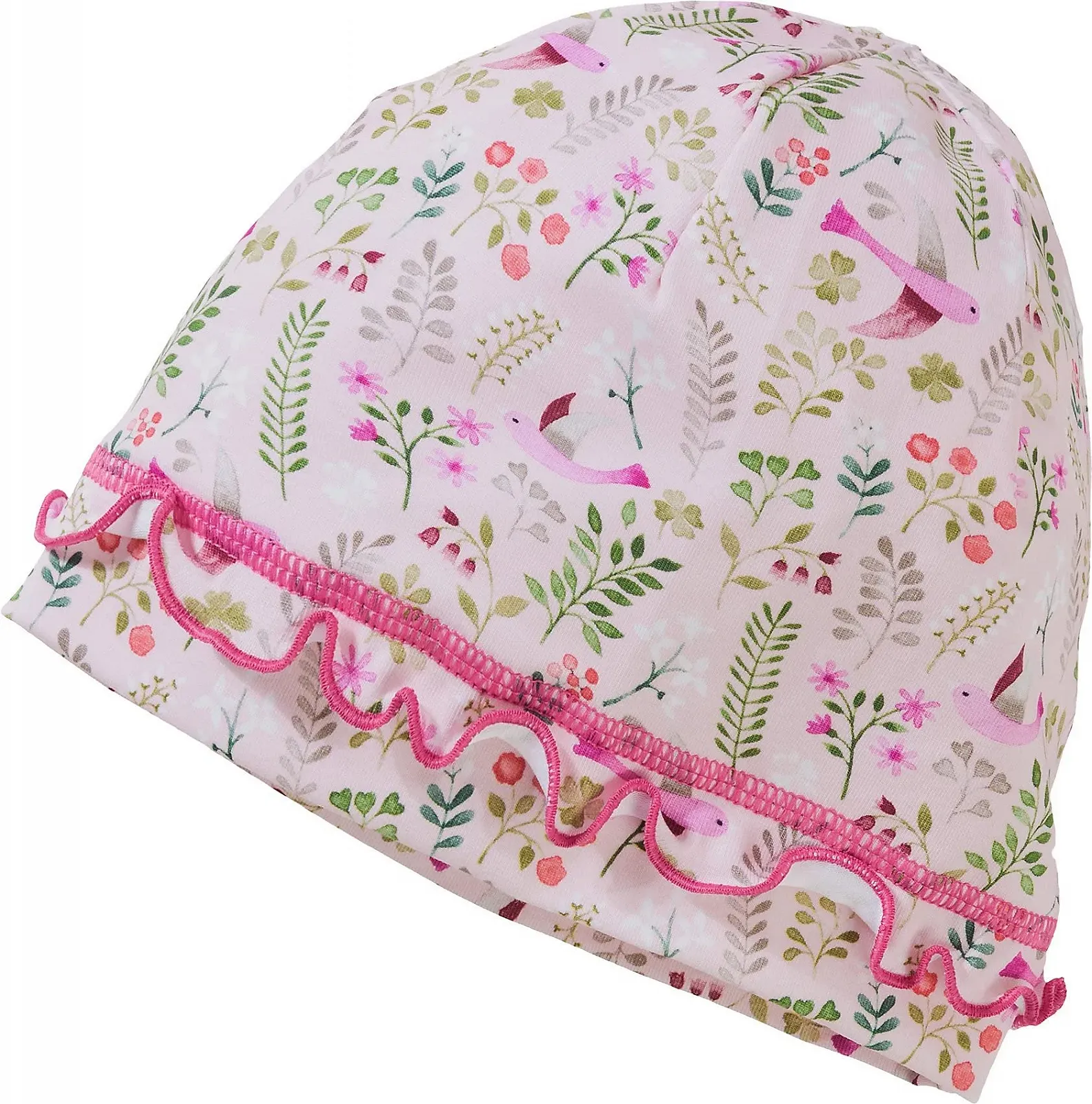 Шапка maximo для девочек, С узором Розовый, 49, фото №1 Шапка maximo для девочек, С узором Розовый, 49, фото №1