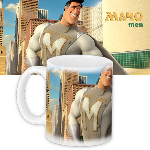 Кружки Presentville с принтом "Мачомен" 330 мл  KR_23F010, фото №1