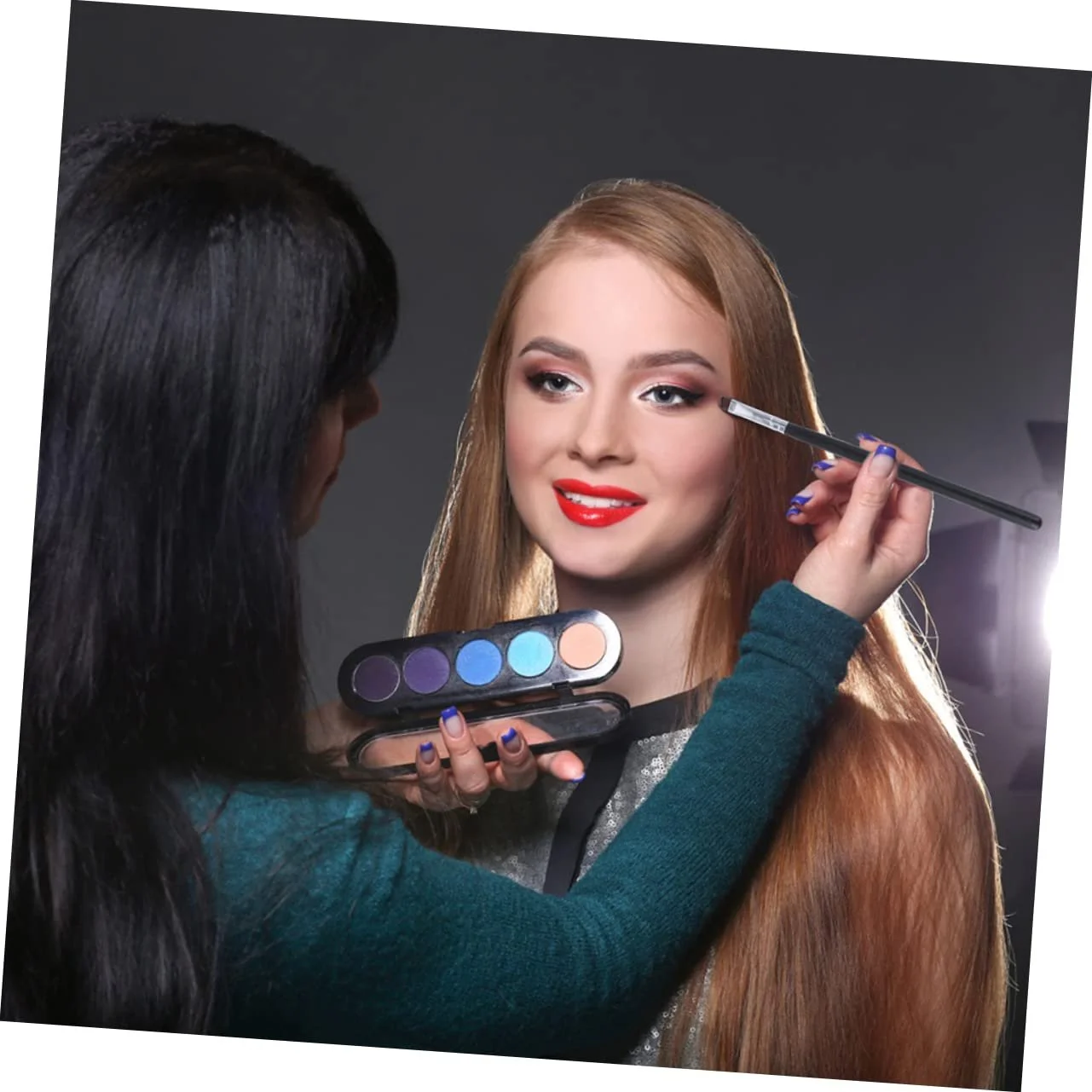 Кисти Beavorty для бровей угловые, для макияжа глаз, портативные, для основы, мини-Кисти для румян, Кисти для теней, для смешивания, дорожные, деревянная ручка, 10 штук в упаковке, фото №3