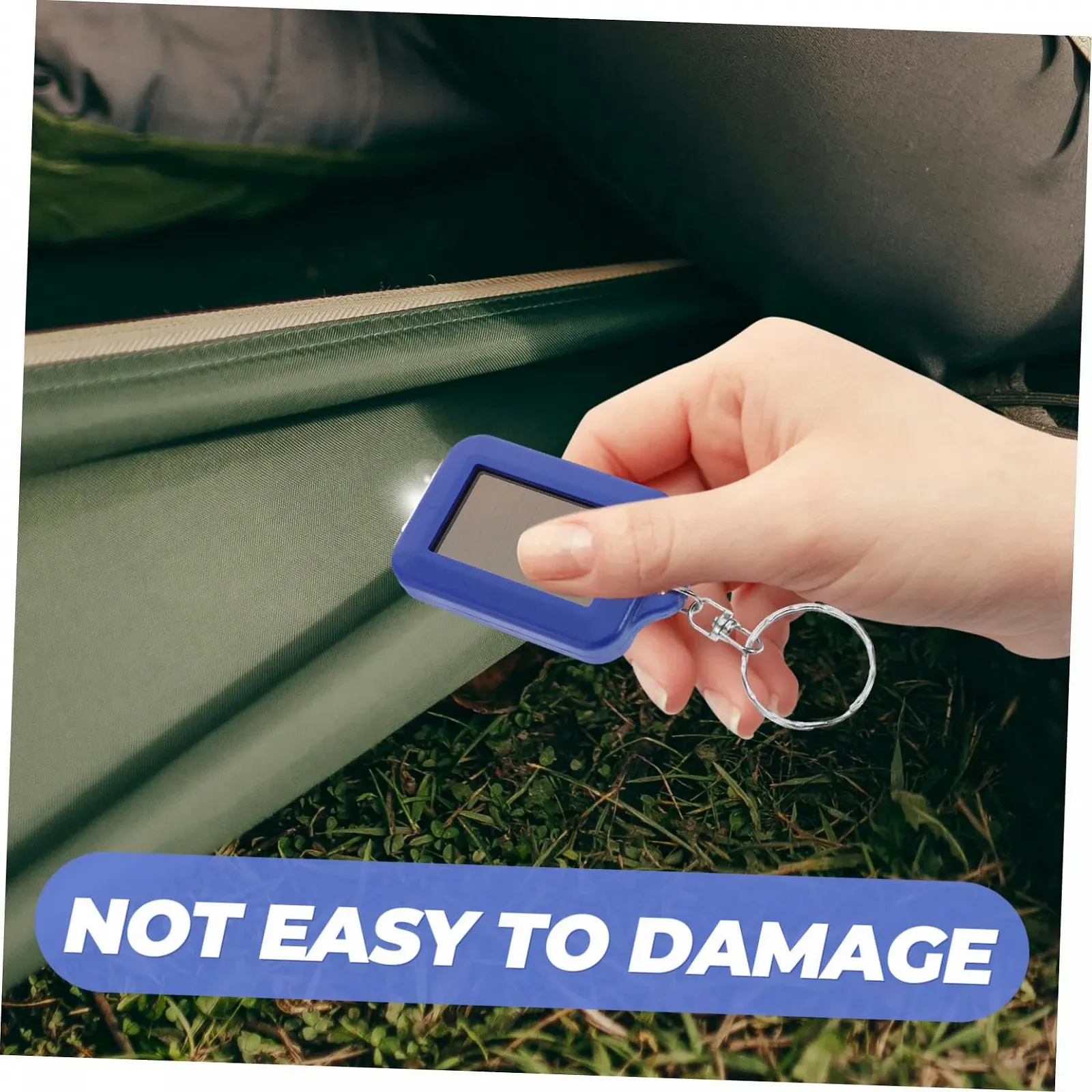 Ліхтарик-брелок LED Solar Compact HEMOTON Міні для надзвичайних ситуацій Портативний Універсальний для кемпінгу та активного відпочинку Синій, фото №3