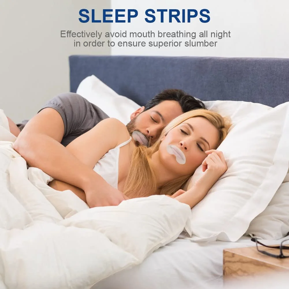 Смужки для рота ACWOO для сну, 90 штук, адгезивні нічні пластирі для рота, фото №2