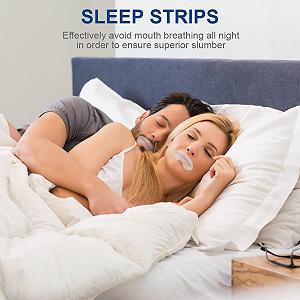 Смужки для рота ACWOO для сну, 90 штук, адгезивні нічні пластирі для рота synthetic.ua - Фото 1
