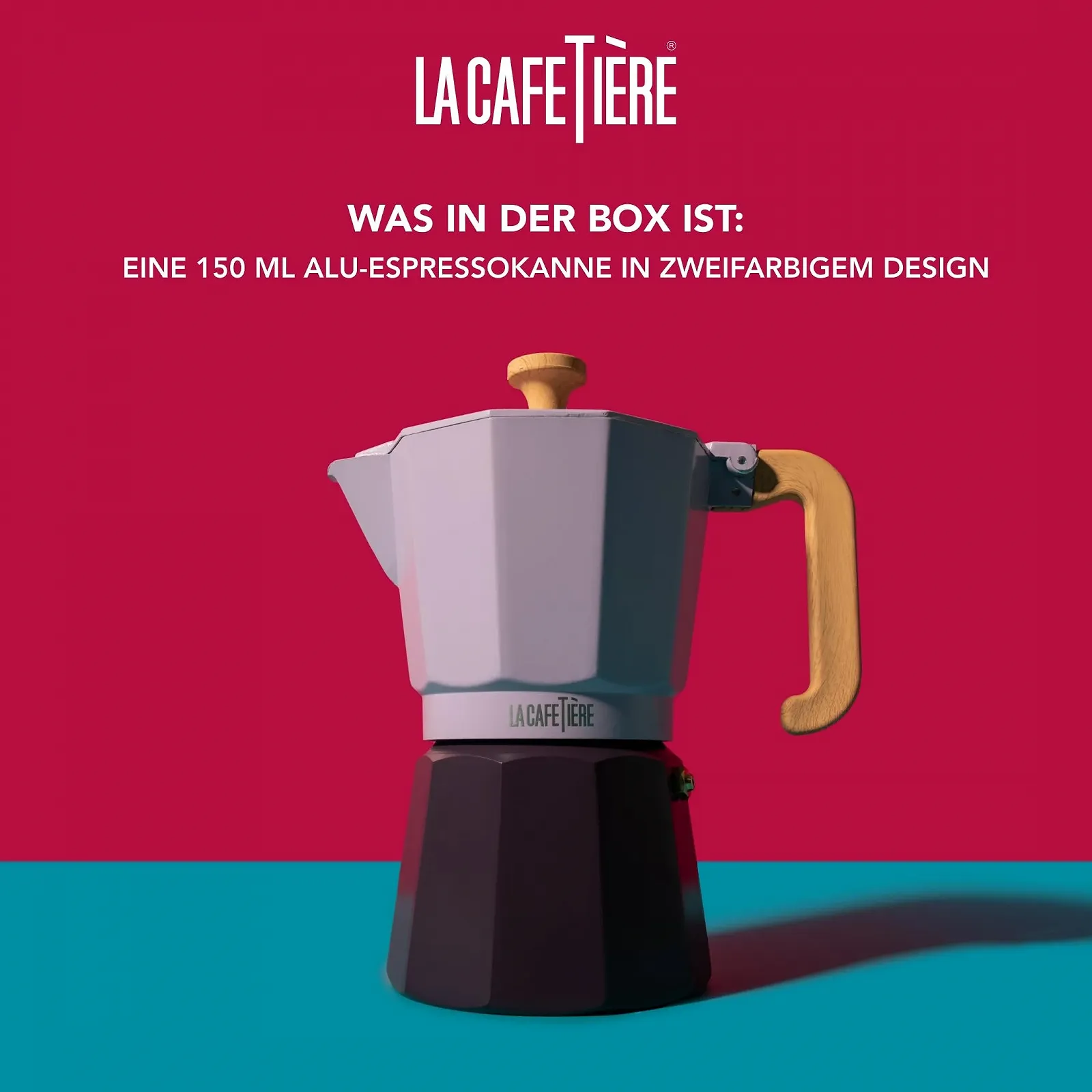 Кавник La Cafetière orient Espresso 6 Чашок Фіолетовий Двоколірний Алюміній, фото №3