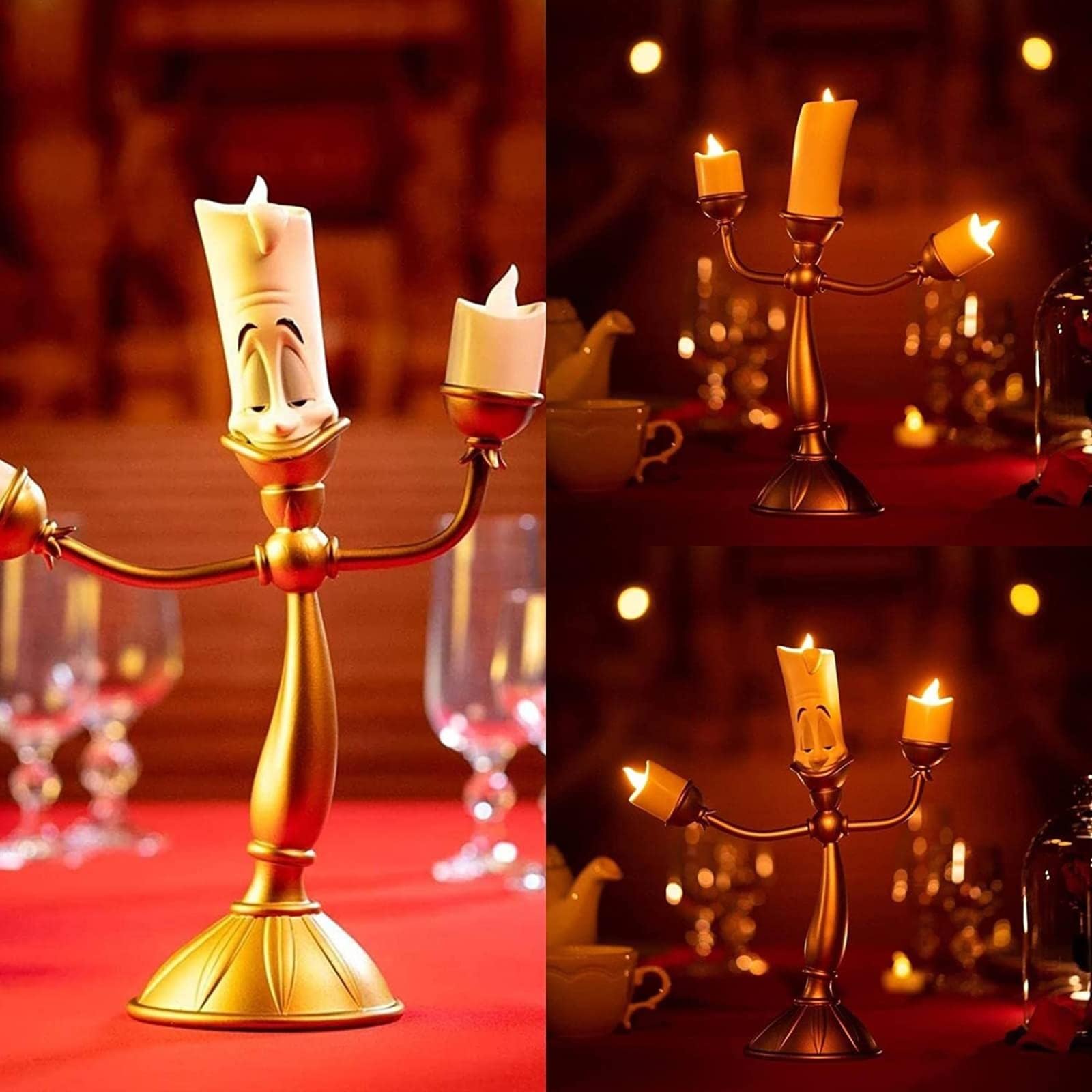 Підсвічник PEixen Watch Candle Beauty and the Beast LED для весільного столу різдвяної вечірки домашнього декору, фото №6