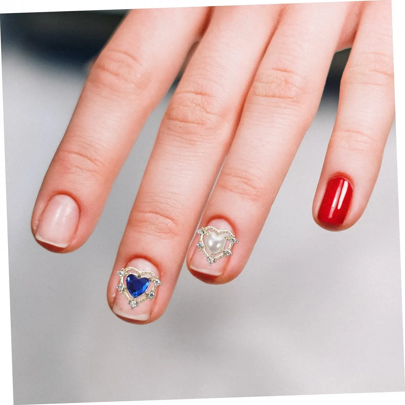 Стразы для ногтей WOONEKY 3 Набора Цинковый сплав Акриловые декоративные шармы 10 шт * 3, фото №6