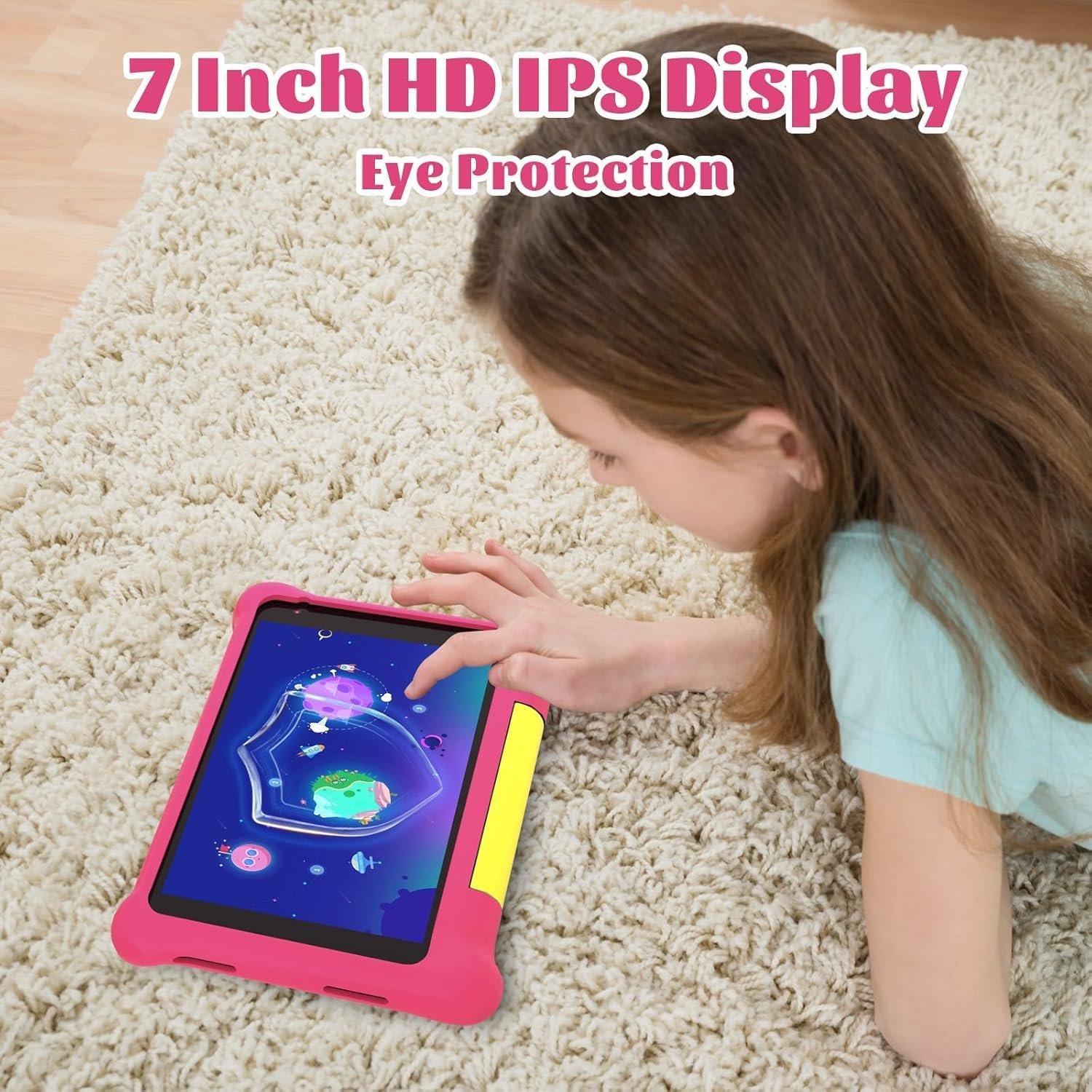 Планшет Freeski TK707 7" (2+3)/32 Гб 4 ядра Android 13 Чорний, фото №5