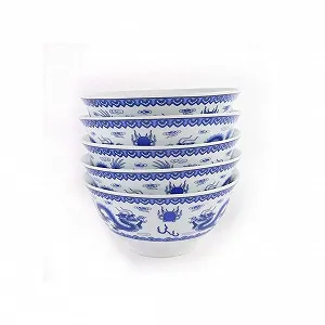 Миска Lachineuse 2260 для рису, фарфор, синя synthetic.ua - Фото 1