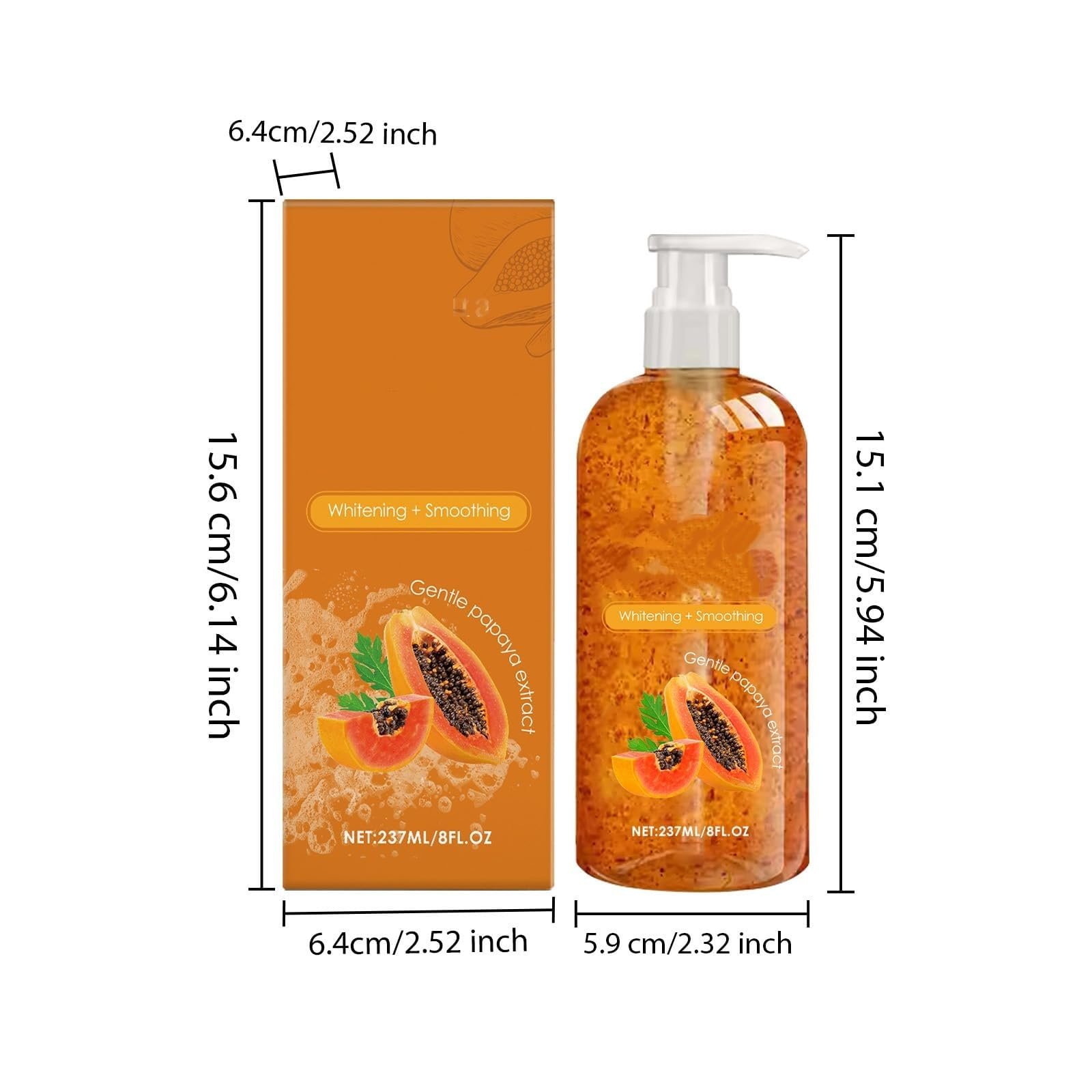 Гель для душу Papaya Moisturising Shower Gel зволожуючий з папаєю, фото №7